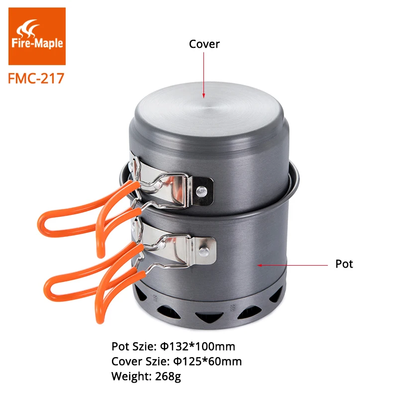 Camping Cooking Set - Lửa Phong Cắm Trại Bộ Nồi