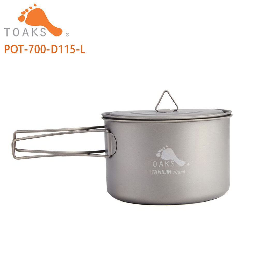 Mess Kit Titanium - TOAKS Titan Tinh Khiết Cắm Trại