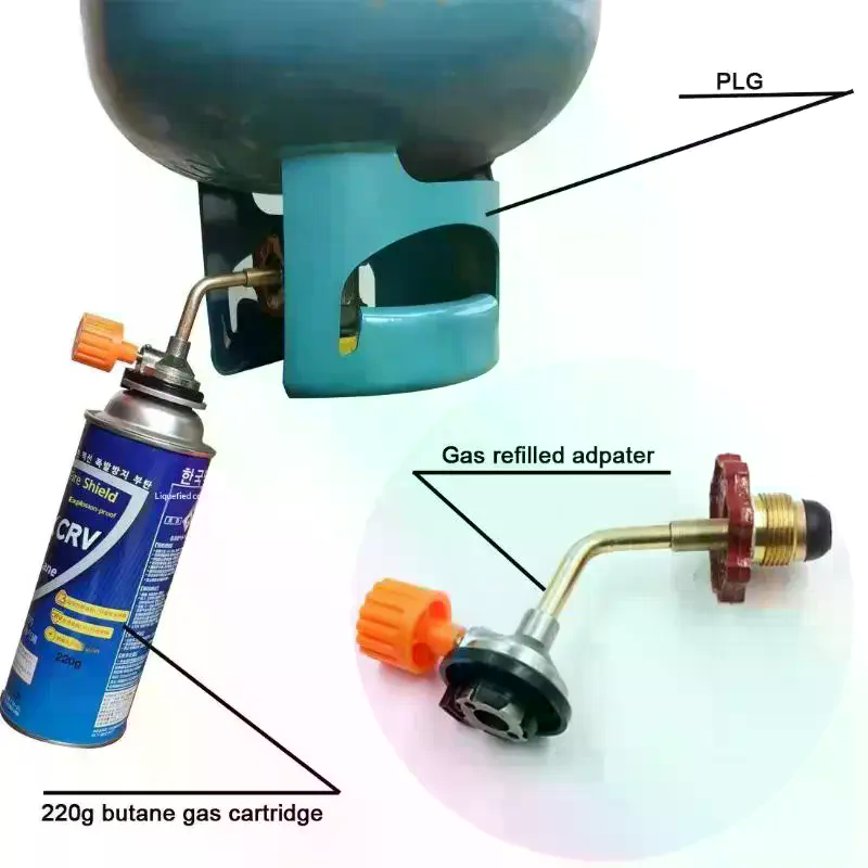 Camping Cooking Butane - Gas Butane Cylinder Tank Refill Connector