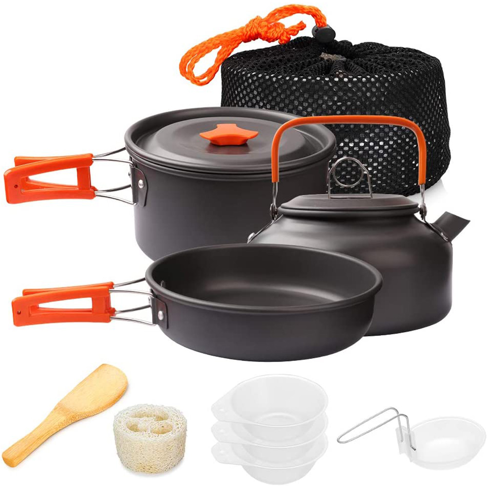 Camping Cooking Essentials - Cắm Trại Nồi Bộ Ngoài Trời