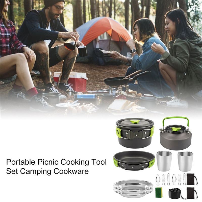【BUYERS】Camping Cookware Porta - đánh giá và giá Camping Cooking Set
