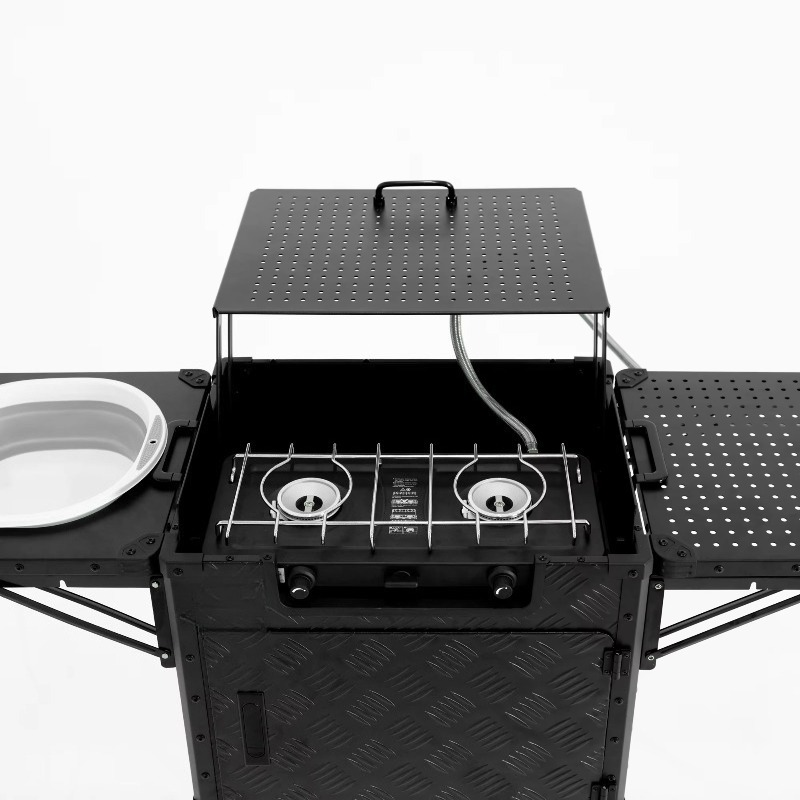Hot-selling land camping kitch - đánh giá và giá Camping Cooking Table Foldable