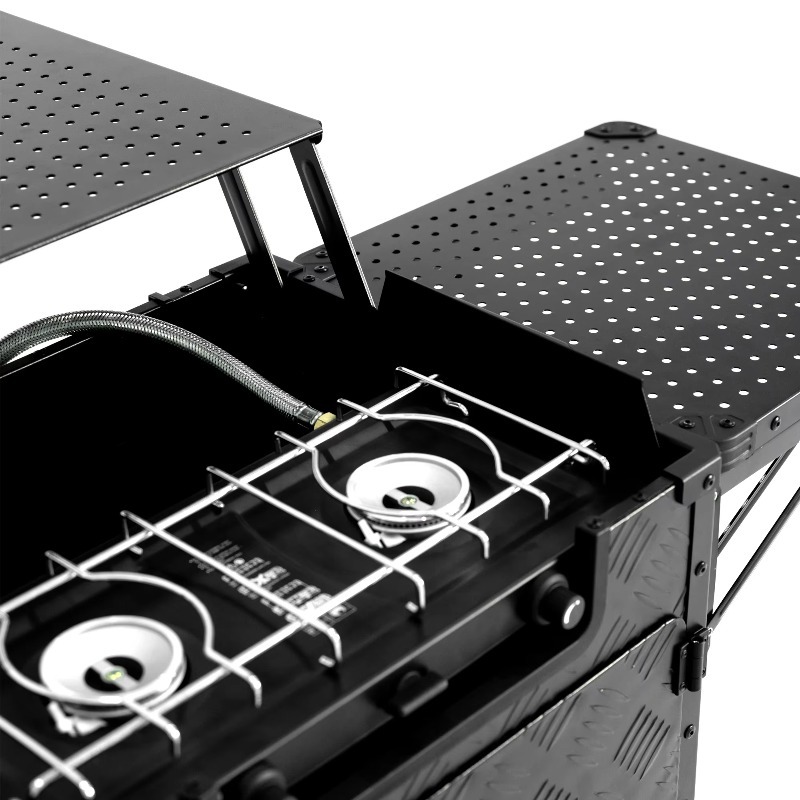 Hot-selling land camping kitch - đánh giá và giá Camping Cooking Table Foldable