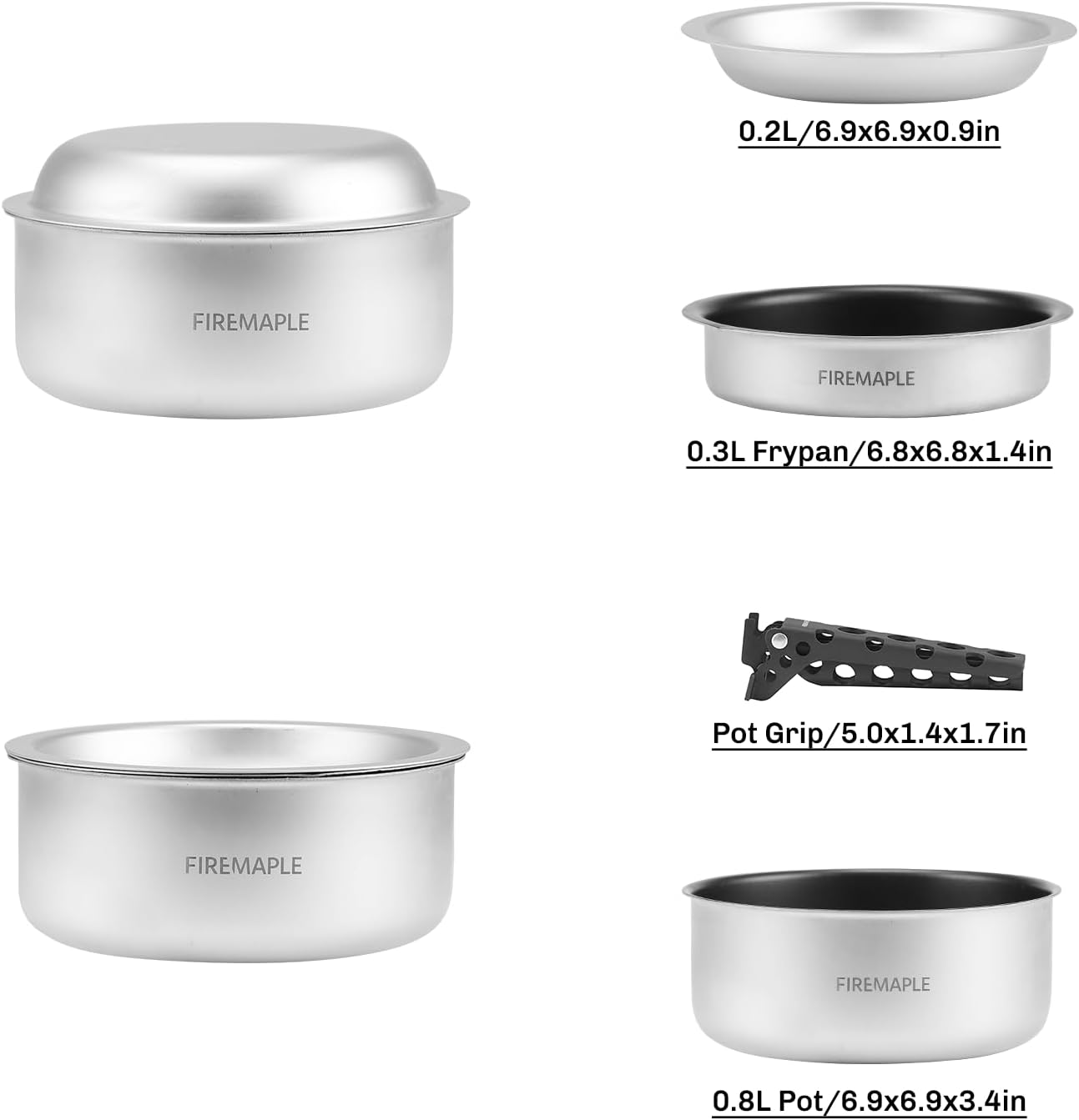 Fire-Maple Frost Ultralight Al - đánh giá và giá Mess Kit Titanium