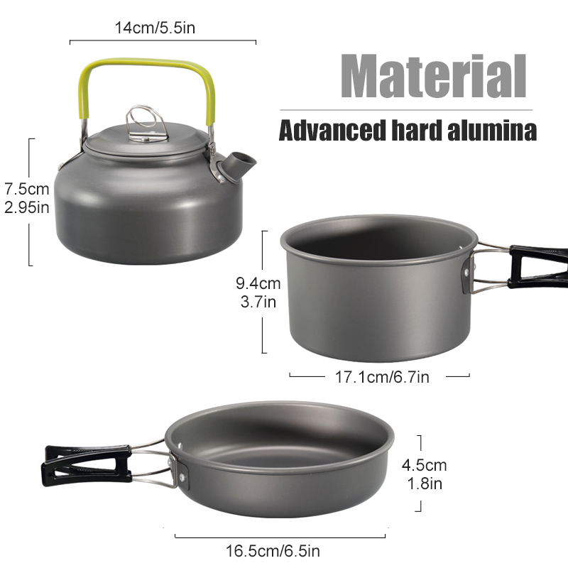 WESTTUNE Camping Cookware Kit  - đánh giá và giá Camping Cooking Kits