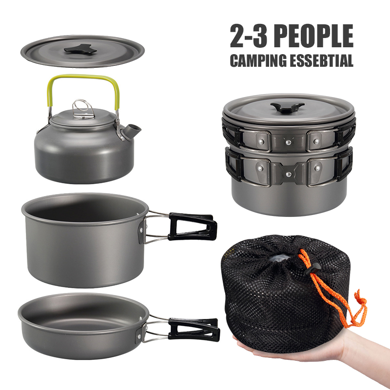 WESTTUNE Camping Cookware Kit  - đánh giá và giá Camping Cooking Kits