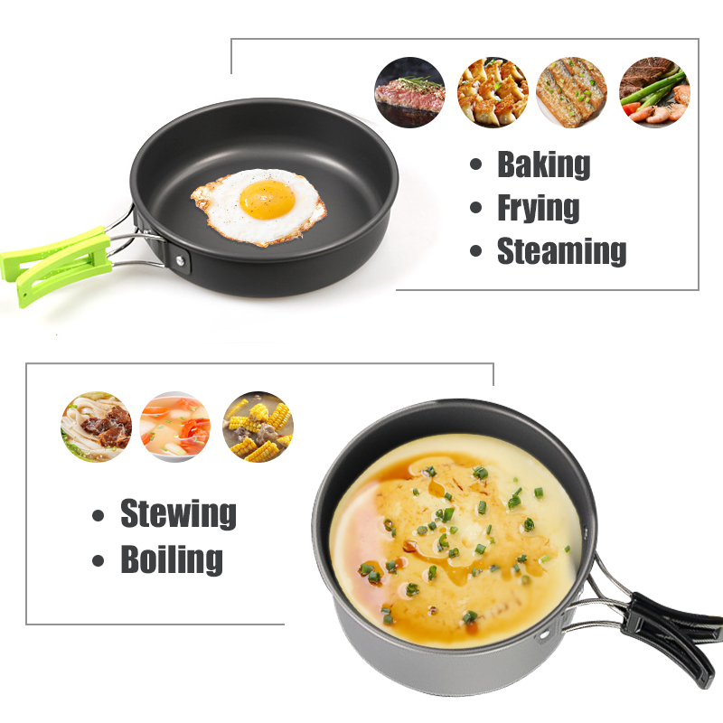 WESTTUNE Camping Cookware Kit  - đánh giá và giá Camping Cooking Kits