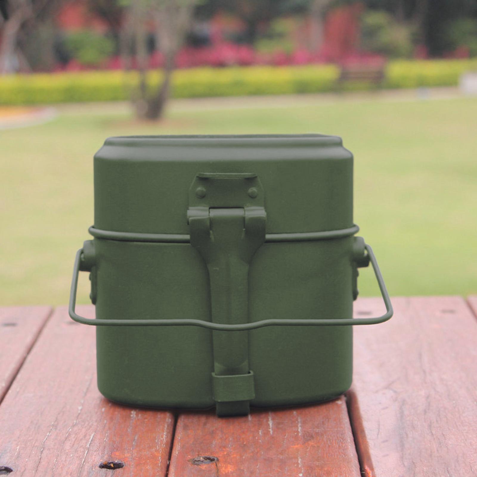 Outdoor Cooking Pot Set Alumin - đánh giá và giá Camping Cooking Mess Kit