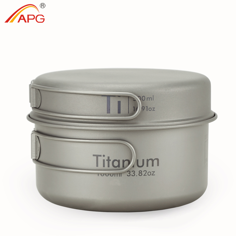 APG Ultralight Titanium Pan Ou - đánh giá và giá Mess Kit Titanium