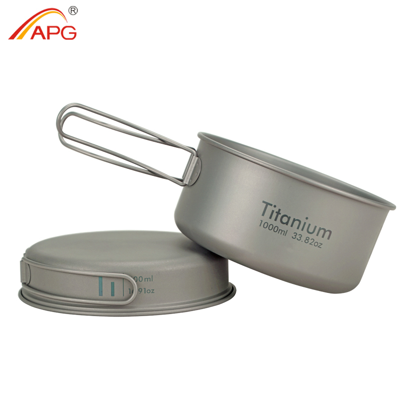 APG Ultralight Titanium Pan Ou - đánh giá và giá Mess Kit Titanium