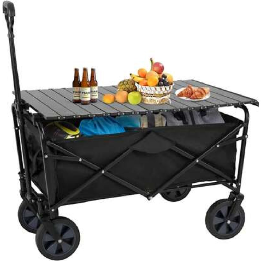 Garden Cart Folding Wagon Coll - đánh giá và giá Camping Cooking Table Foldable