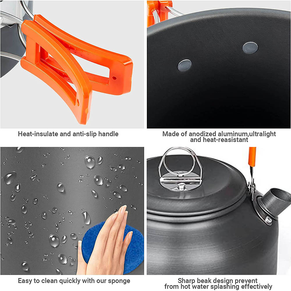 Cắm Trại Nồi Bộ Ngoài Trời Nhô - đánh giá và giá Camping Cooking Essentials