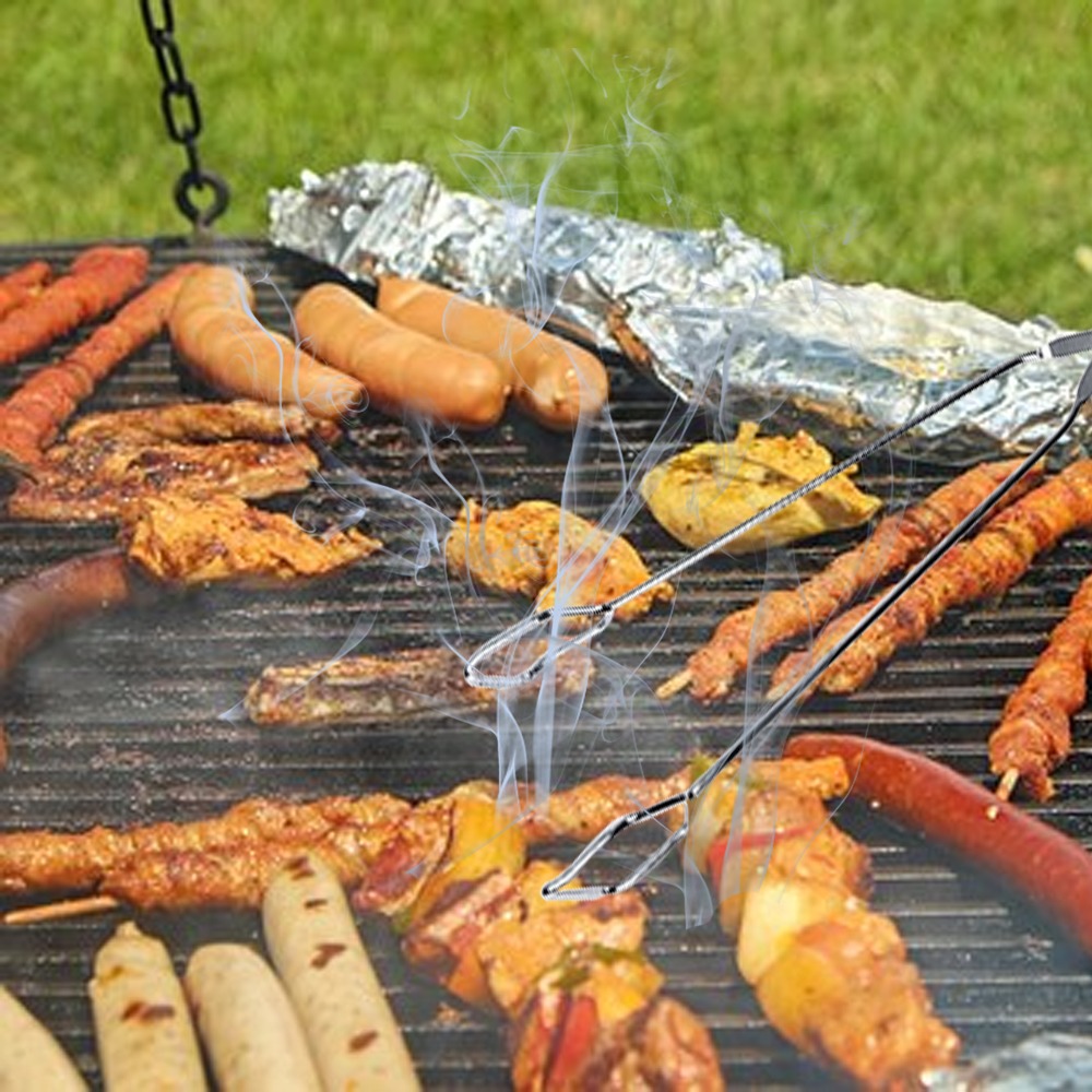 Camping Tool 16 inch BBQ Tongs - đánh giá và giá Camping Cooking Tips