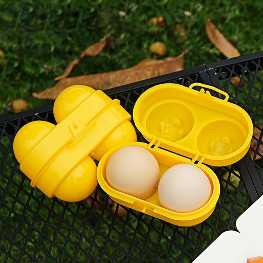 2 Grid Egg Storage Box Contain - đánh giá và giá Camping Cooking Cover