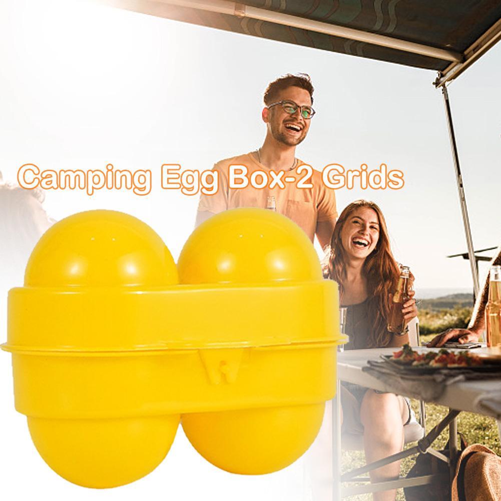 2 Grid Egg Storage Box Contain - đánh giá và giá Camping Cooking Cover