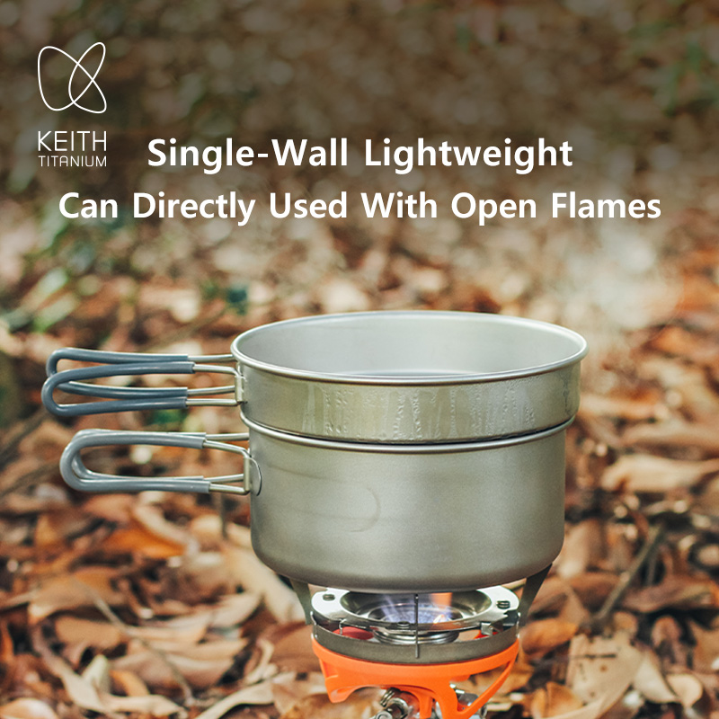 KEITH Pure Titanium 2-Piece Co - đánh giá và giá Mess Kit Titanium