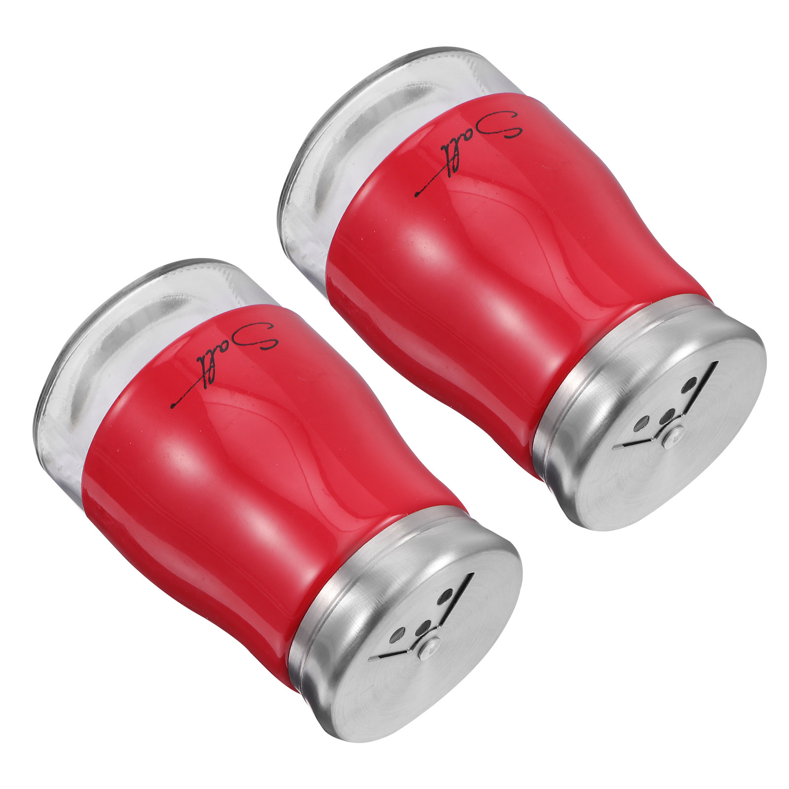 2Pcs Glass Salt Shaker Set Sta - đánh giá và giá Camping Cooking Set