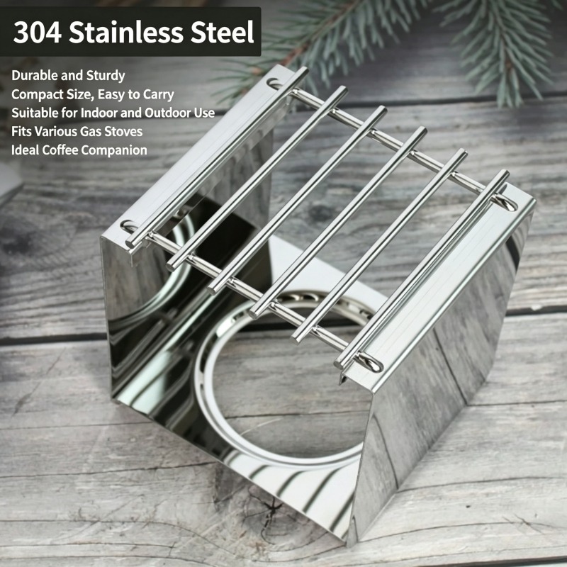 Stainless Steel Square Coffee  - đánh giá và giá Camping Cooking Set