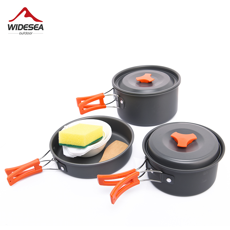 Widesea Camping Outdoor Cookwa - đánh giá và giá Camping Cooking Kits