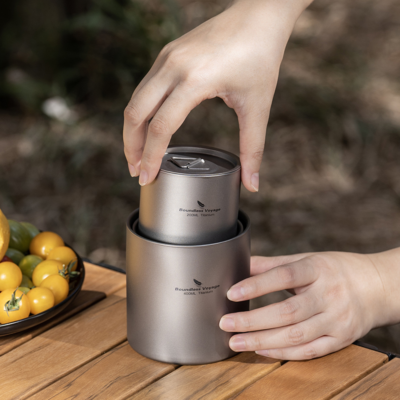 Boundless Voyage Titanium Doub - đánh giá và giá Mess Kit Titanium