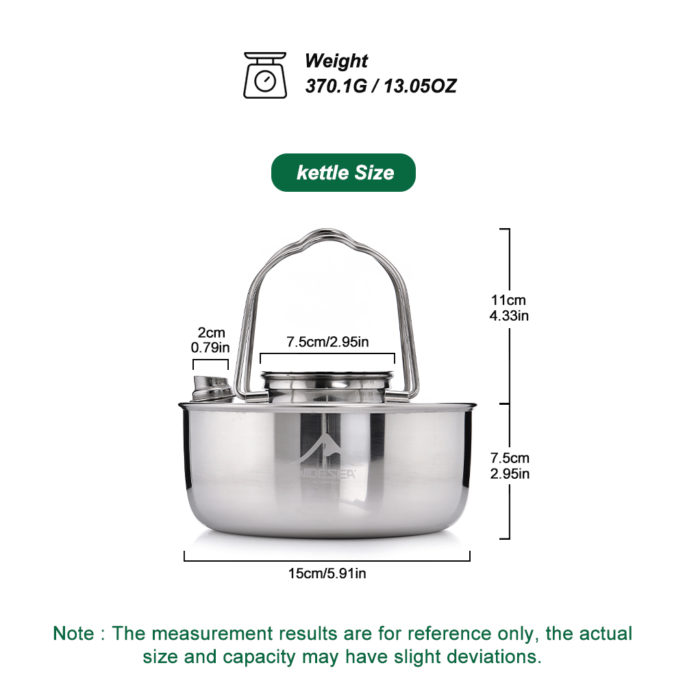 Widesea Camping Outdoor 1.7L S - đánh giá và giá Camping Cooking Essentials