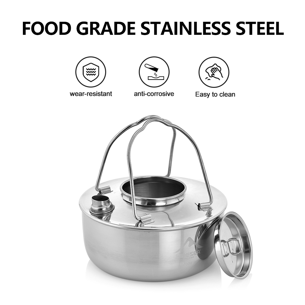 Widesea Camping Outdoor 1.7L S - đánh giá và giá Camping Cooking Essentials
