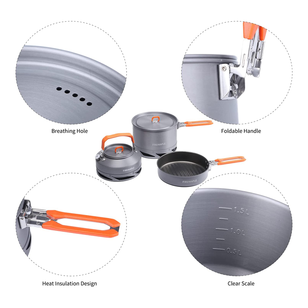 Fire Maple Cắm Trại Đồ Nấu Nướ - đánh giá và giá Camping Cooking Kits