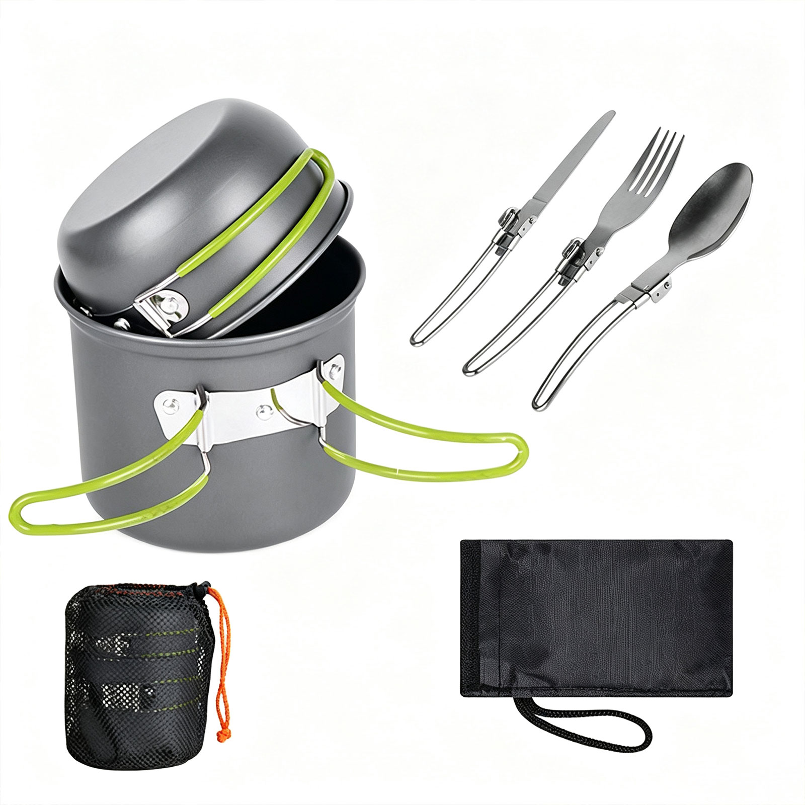Camping Cookware Mess Kit Ultr - đánh giá và giá Camping Cooking Mess Kit
