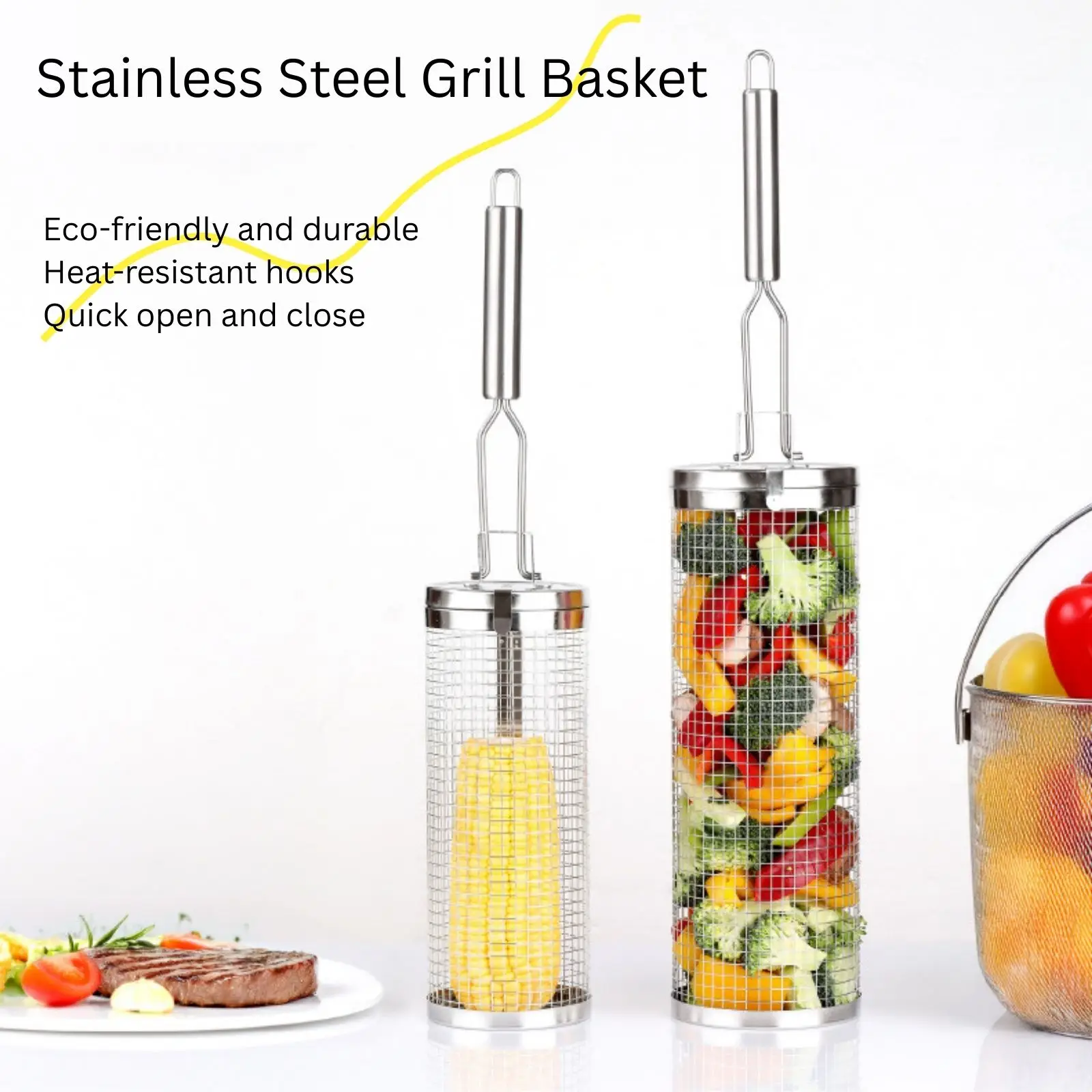 Stainless Steel Rolling Grill  - đánh giá và giá Camping Cooking Essentials