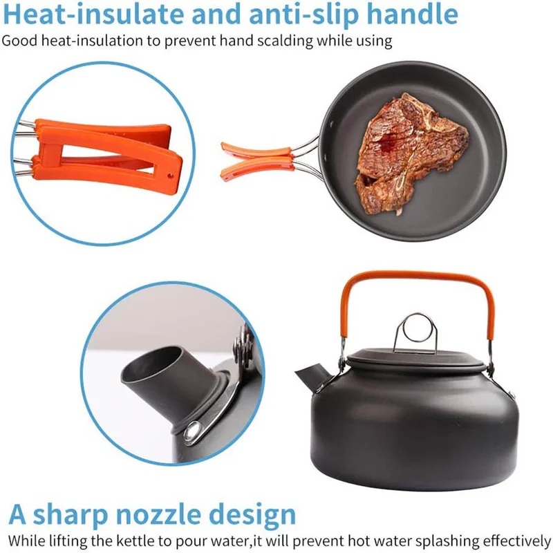 Camping Cooking set Camping Co - đánh giá và giá Camping Cooking Kits
